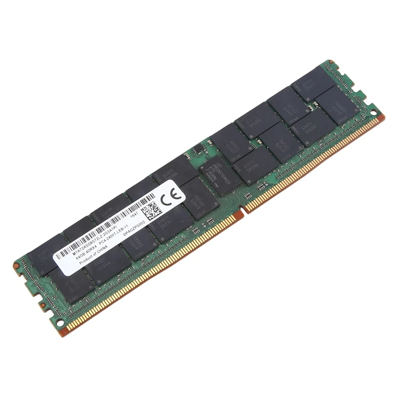 1 ШТ Запасные Части Подходят Для MT 64GB DDR4 Серверная Оперативная память 2400MHz PC4-19200 288PIN 4Drx4 RECC Memory RAM 1.2V REG ECC RAM1