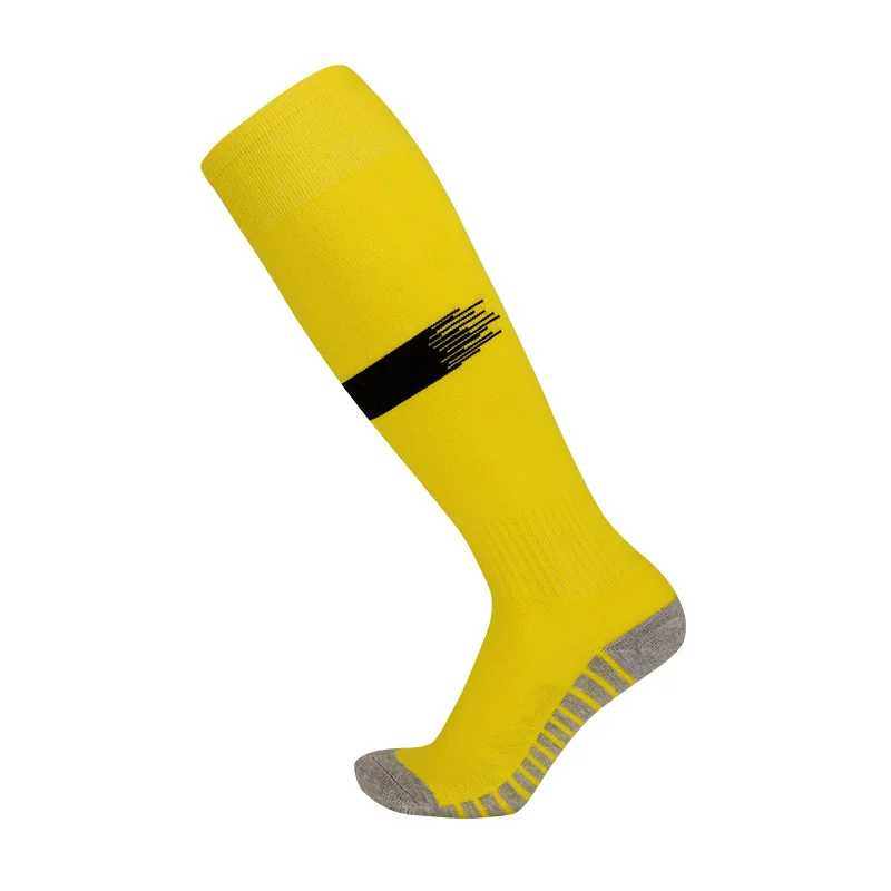 Высококачественные стильные футбольные носки для длительных тренировок, дышащие футбольные носки для максимальной защиты взрослых детей1