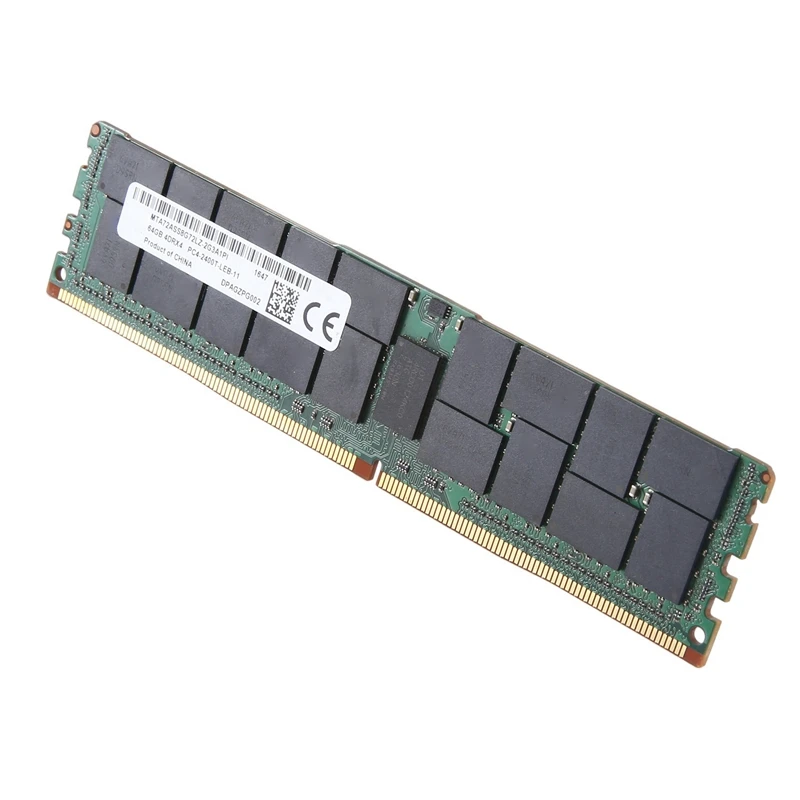 1 ШТ Запасные Части Подходят Для MT 64GB DDR4 Серверная Оперативная память 2400MHz PC4-19200 288PIN 4Drx4 RECC Memory RAM 1.2V REG ECC RAM3