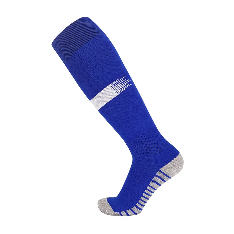 Высококачественные стильные футбольные носки для длительных тренировок, дышащие футбольные носки для максимальной защиты взрослых детей3