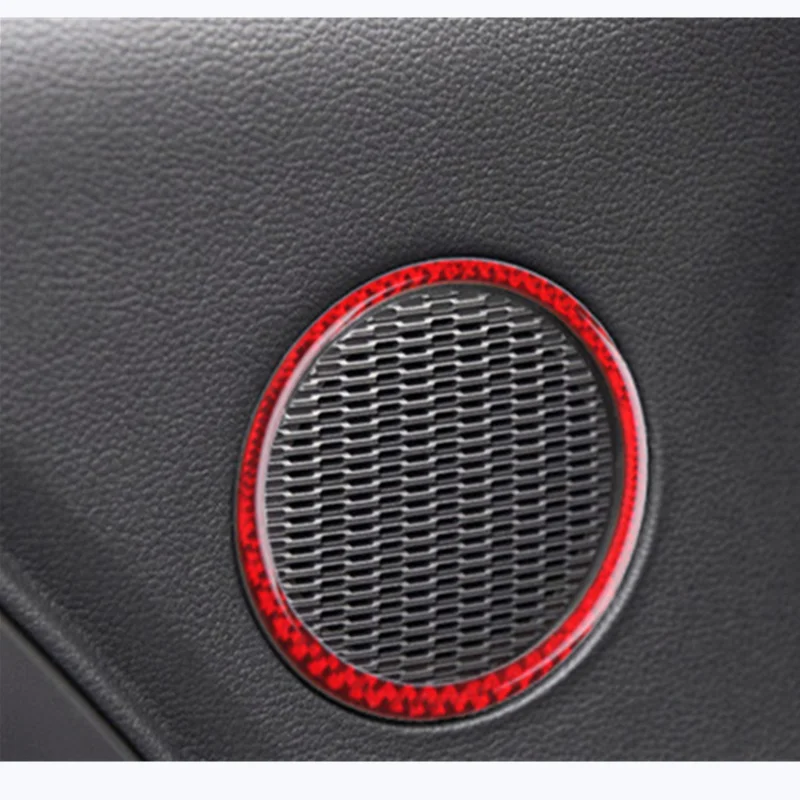 Карбоновый переключатель фар, рамка динамика для Ford Mustang, автомобильные наклейки, Автостайлинг 2015 2016 2017 2018 2019, Автоаксессуары3