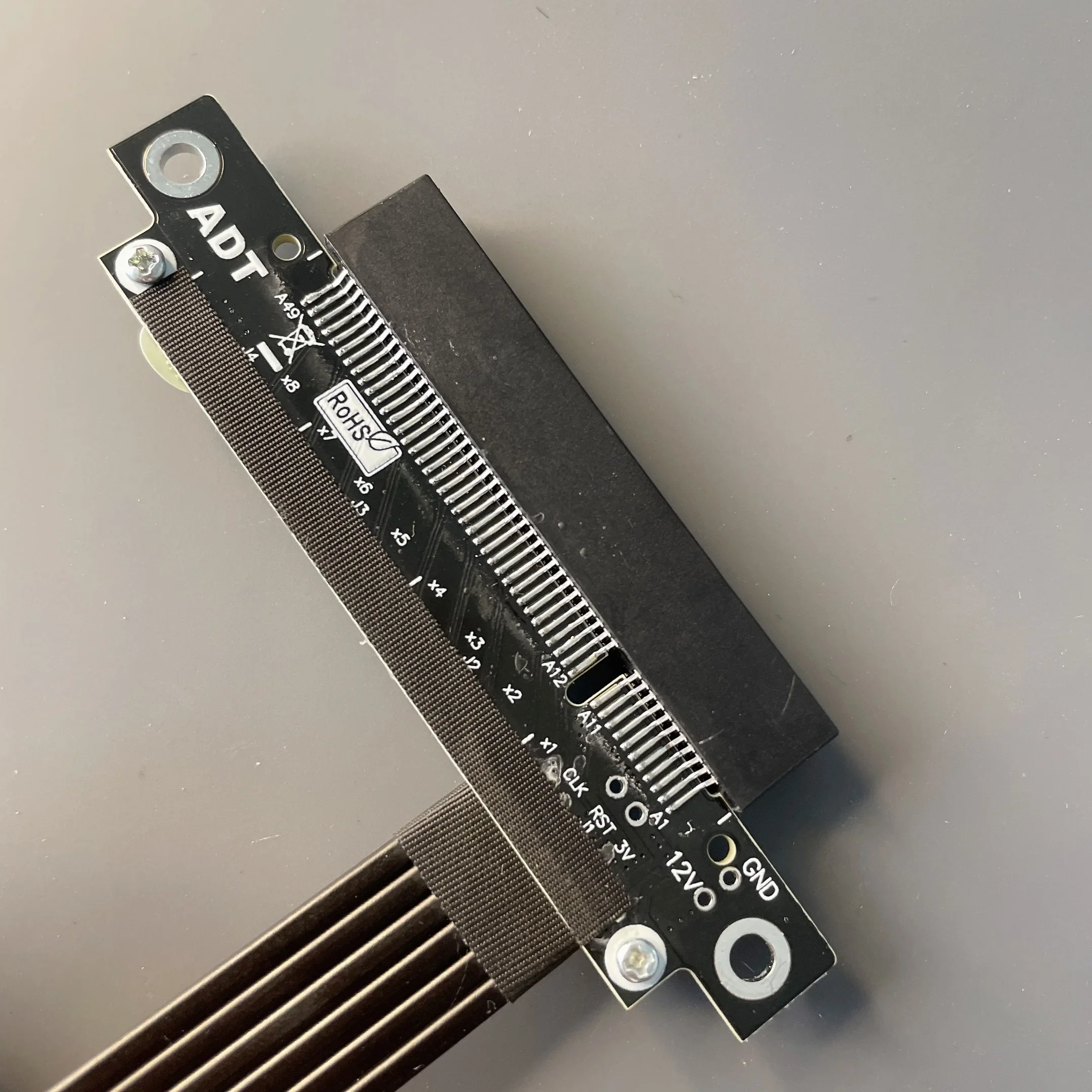 2023 Новый 4.0 PCI-E X1 X8 Удлинительный Кабель Адаптер X1 Поддержка Сетевой карты Жесткий Диск Видеокарта PCIe 4.0 X1 Gen4 16G/bps ADT4