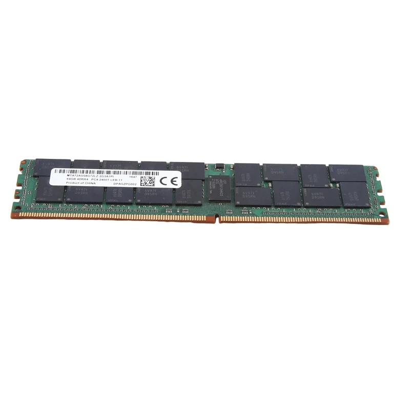 1 ШТ Запасные Части Подходят Для MT 64GB DDR4 Серверная Оперативная память 2400MHz PC4-19200 288PIN 4Drx4 RECC Memory RAM 1.2V REG ECC RAM5