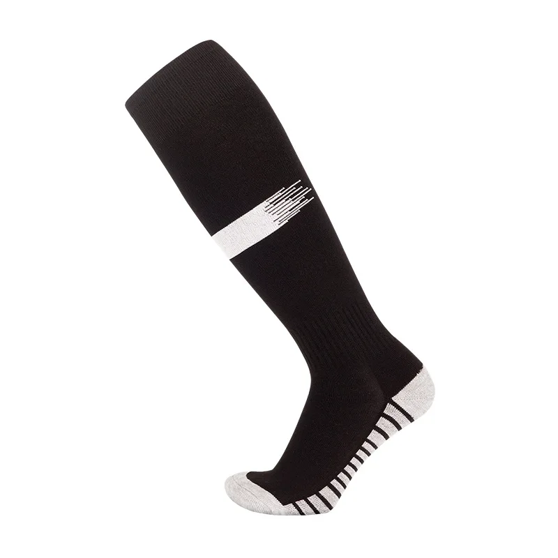 Высококачественные стильные футбольные носки для длительных тренировок, дышащие футбольные носки для максимальной защиты взрослых детей5