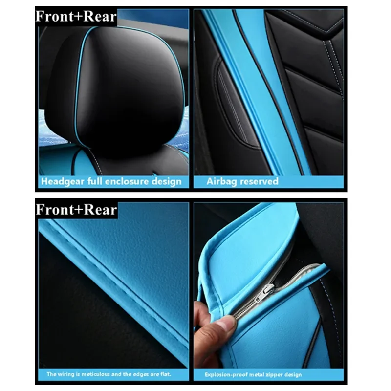 Car Seat Covers For VW Passat B5 Polo Golf Tiguan чехлы на сиденья машины Funda Asiento Coche Universal Accesorios Para Auto5