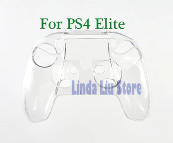 5 шт. Противоскользящий прозрачный защитный чехол для переноски из прозрачной кожи с кристаллами, жесткий чехол для ПК для игрового контроллера PS4 Elite Nacon 2