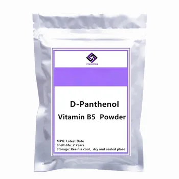 Премиальный порошок D-пантенола, витамин B5, поддерживает здоровье волос, кожи, ногтей, бесплатная доставка