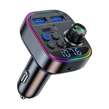 Шумоподавляющий Bluetooth-Совместимый адаптер 5.3 Портативные Беспроводные аудиосистемы Aux для автомобильного музыкального приемника передатчика Динамика L9BC