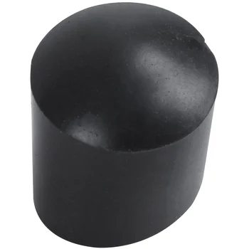 Резиновые колпачки 40-штучные черные резиновые трубки с круглыми концами 10 мм